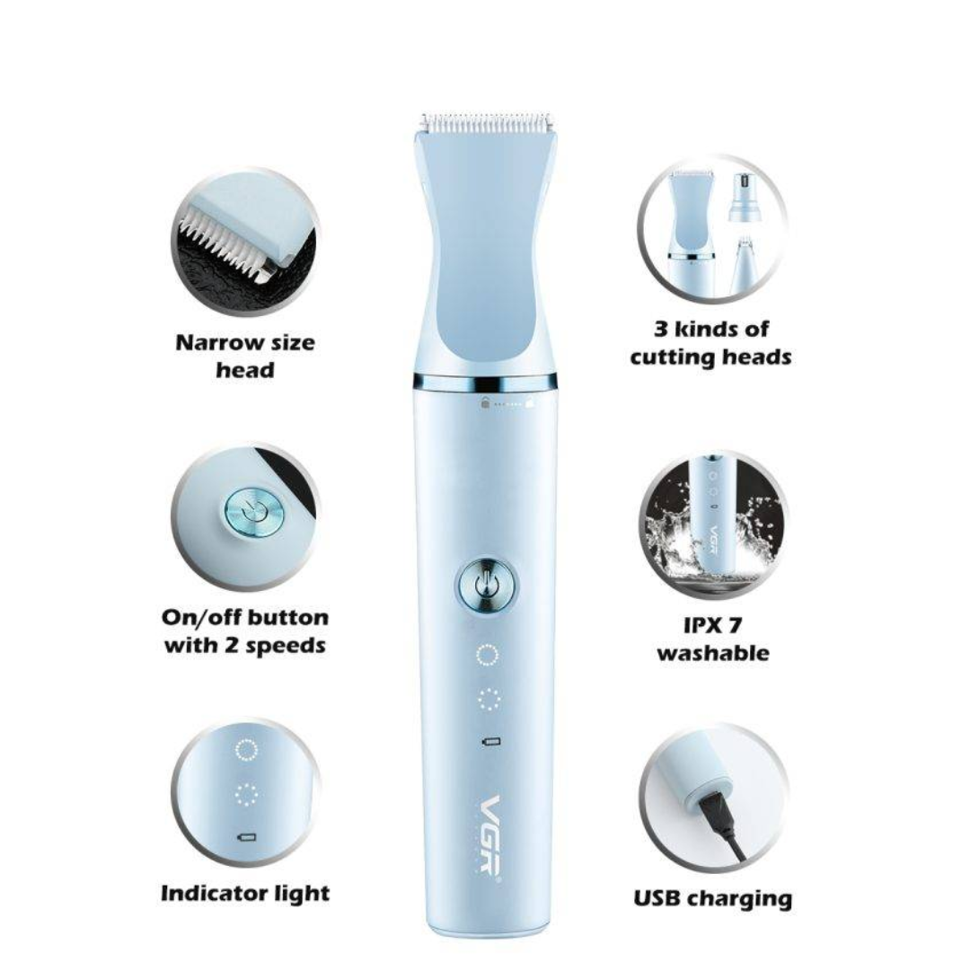 vgr-v-205-professional-pet-grooming-kit-3-in-1-usb-rechargeable-hair